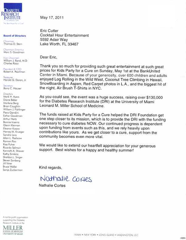 bar mitzvahs ericcutler eric cutler customer letter