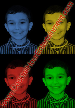 Green Screen Photo Favors Florida Bar Mitzvah Cocktail Hour Entertainment15